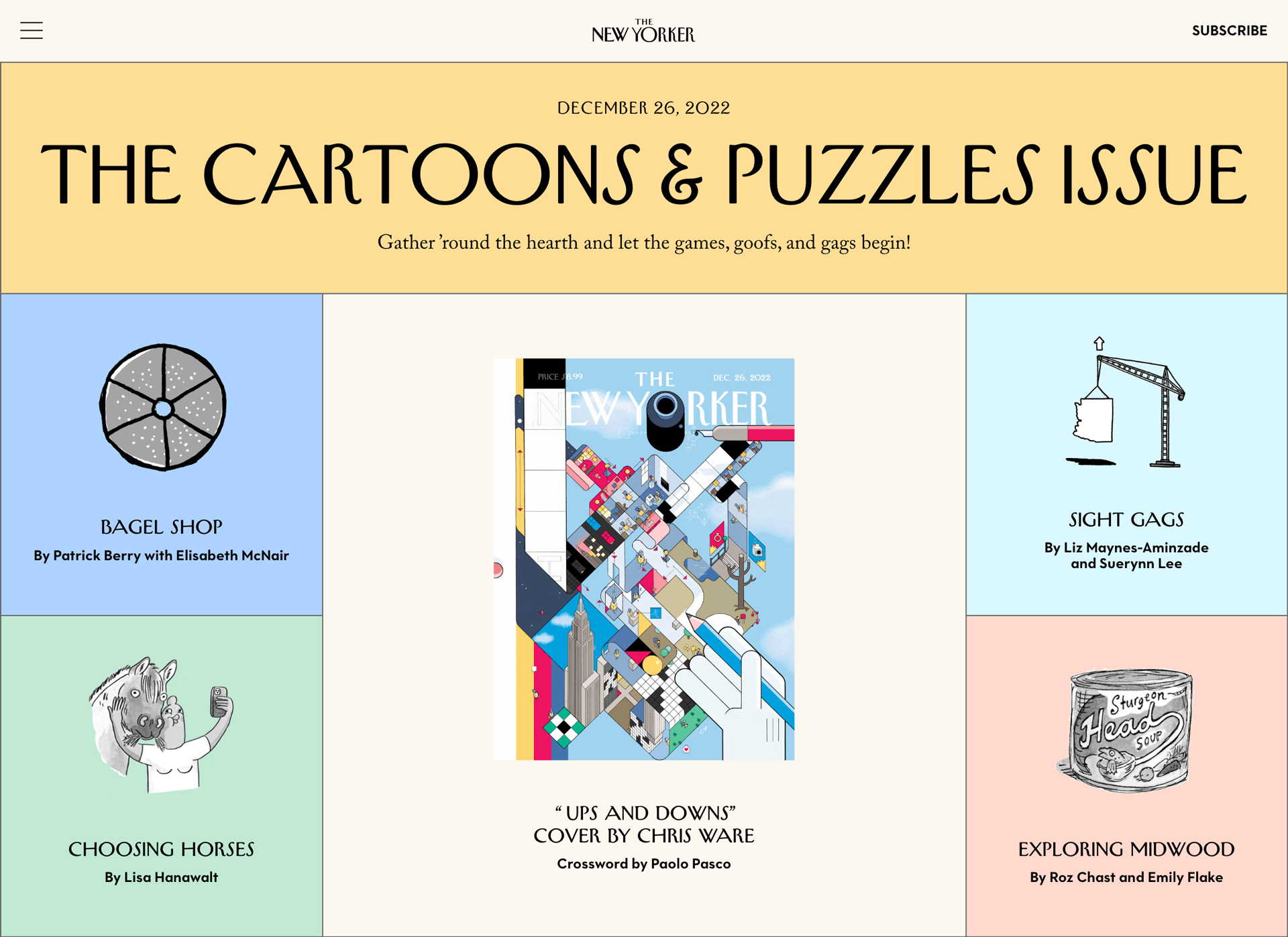 The Cartoons & Puzzles Issue